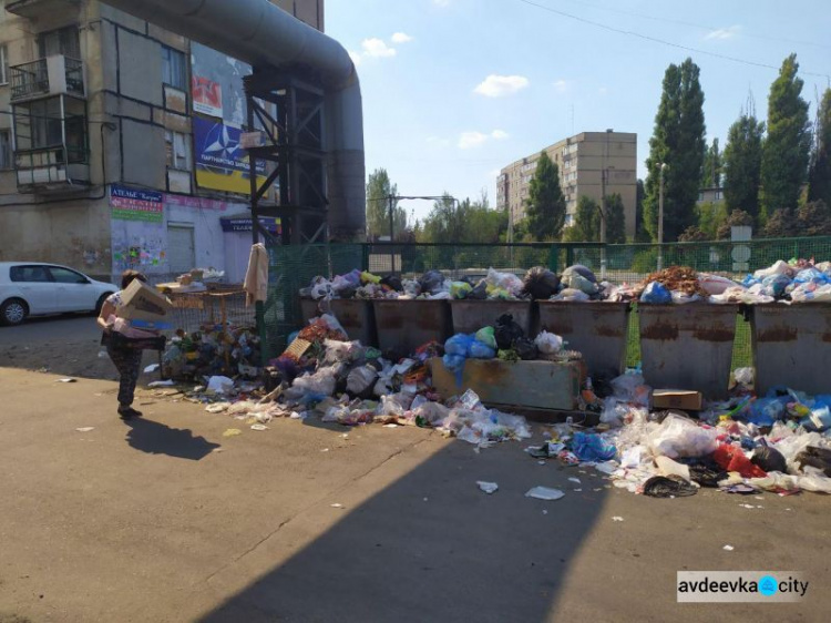 Авдеевка утопает в мусоре (ФОТОФАКТ)